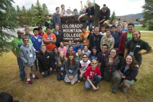 Students in CMC's First Ascent Camp in Leadville