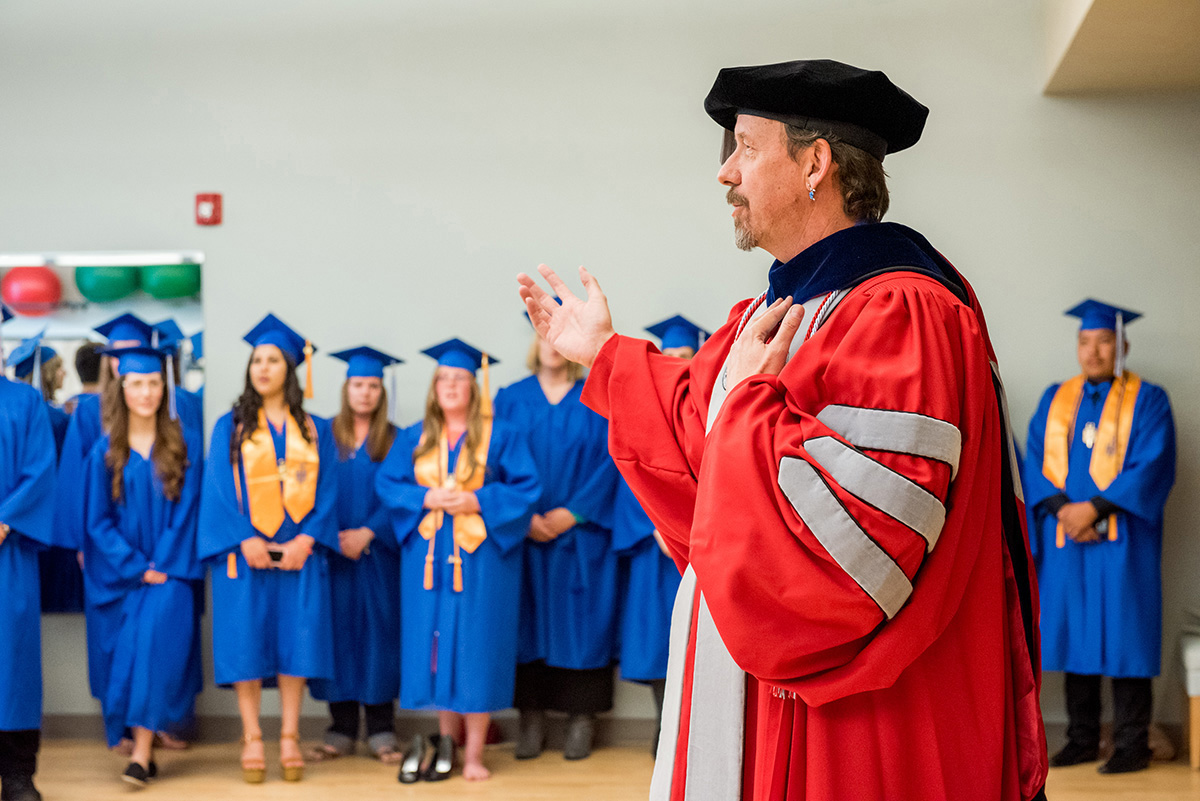 Ruffley, Jorgensen named local CMC Rifle campus’s full-time, adjunct Faculty of the Year