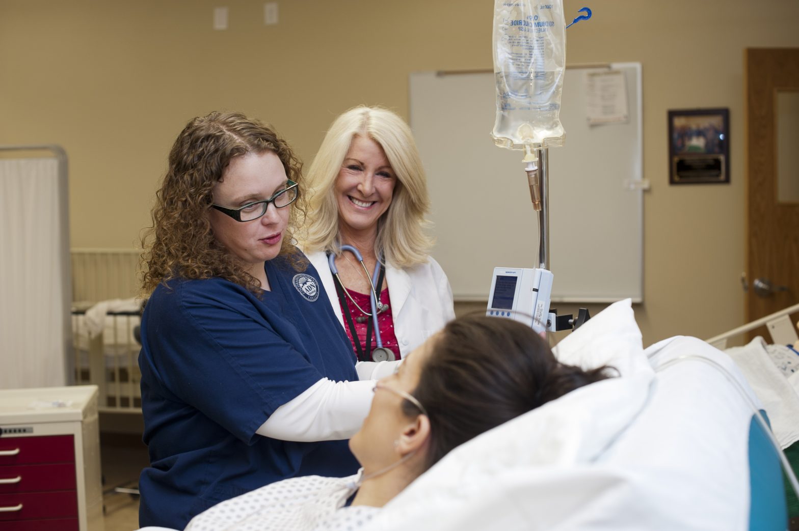 Photo of CMC nursing student and teacher training