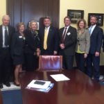 Photo of CMC staff meeting with Cory Gardner, U.S. Senator from Colorado