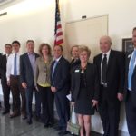 Photo of CMC staff meeting with Ed Perlmutter, U.S. Rep from Colorado