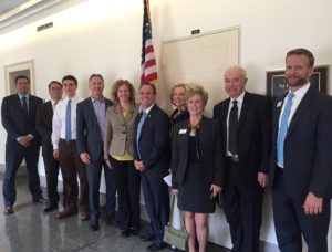 Photo of CMC staff meeting with Ed Perlmutter, U.S. Rep from Colorado