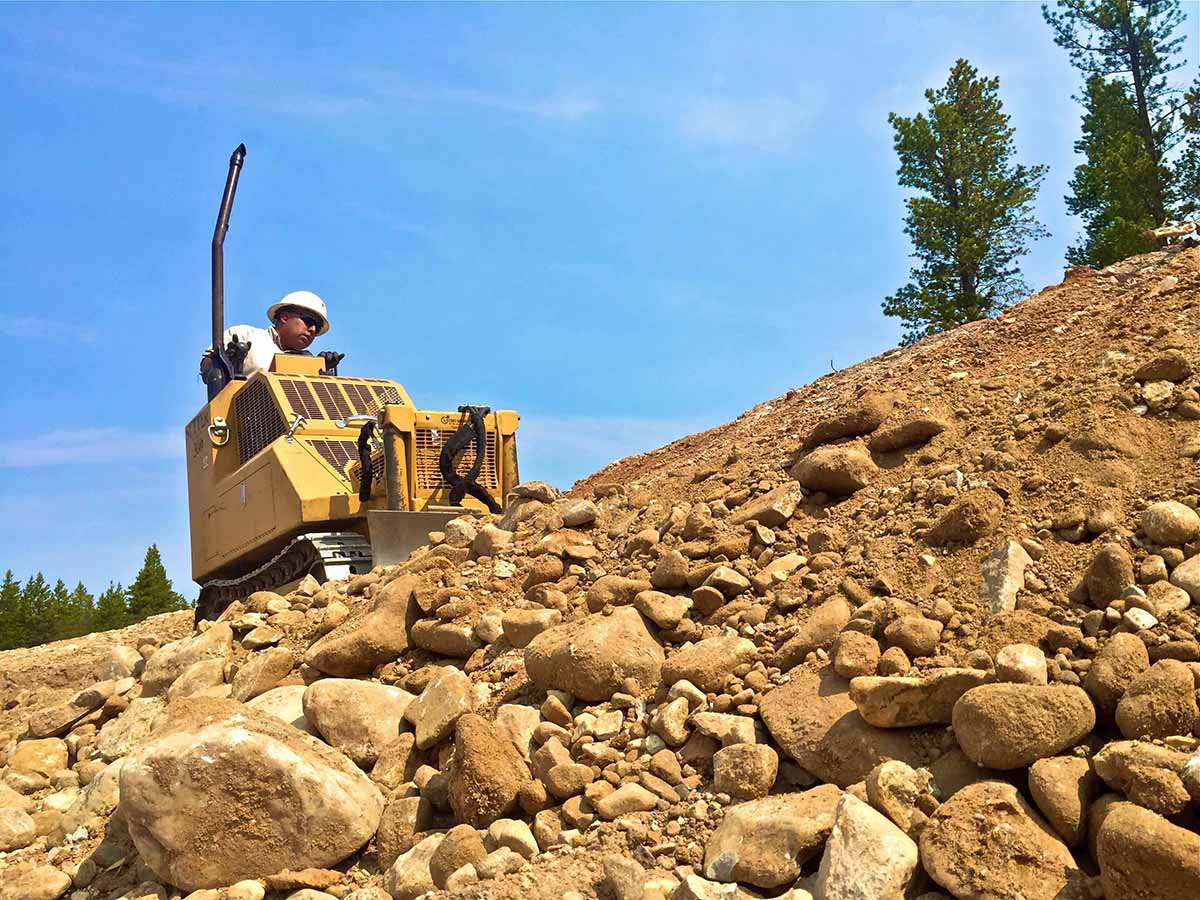 Photo of Hugo Benitez trail building