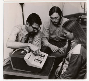 Photo of 1970's accounting and office skills class at Colorado Mountain College's Glenwood Springs Center