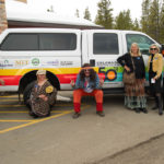 Photo of CMC supporters with van